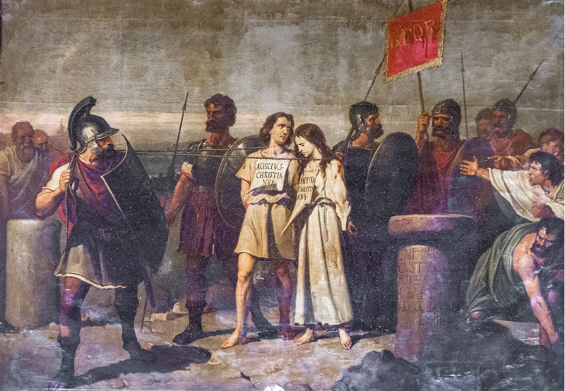 Archivo:Cuadro de "Los mártires cordobesas Acisclo y Victoria".png