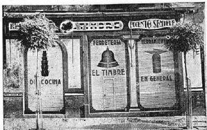 Ferretería El Timbre. Fachada Claudio Marcelo 14. 1934 .jpg
