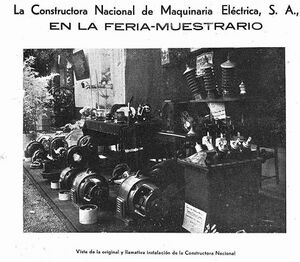Stand de CENEMESA (1932) en al feria Mustrario.jpg