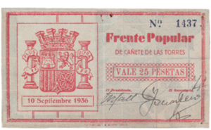Dinero de la Guerra Civil. Cañete de las Torres.png