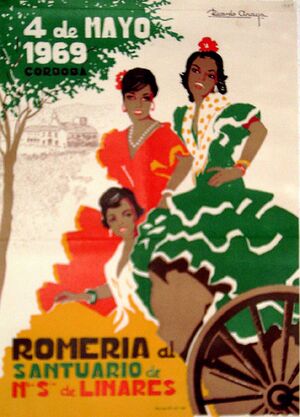 Cartel de la Romería de Linares (1969).jpg